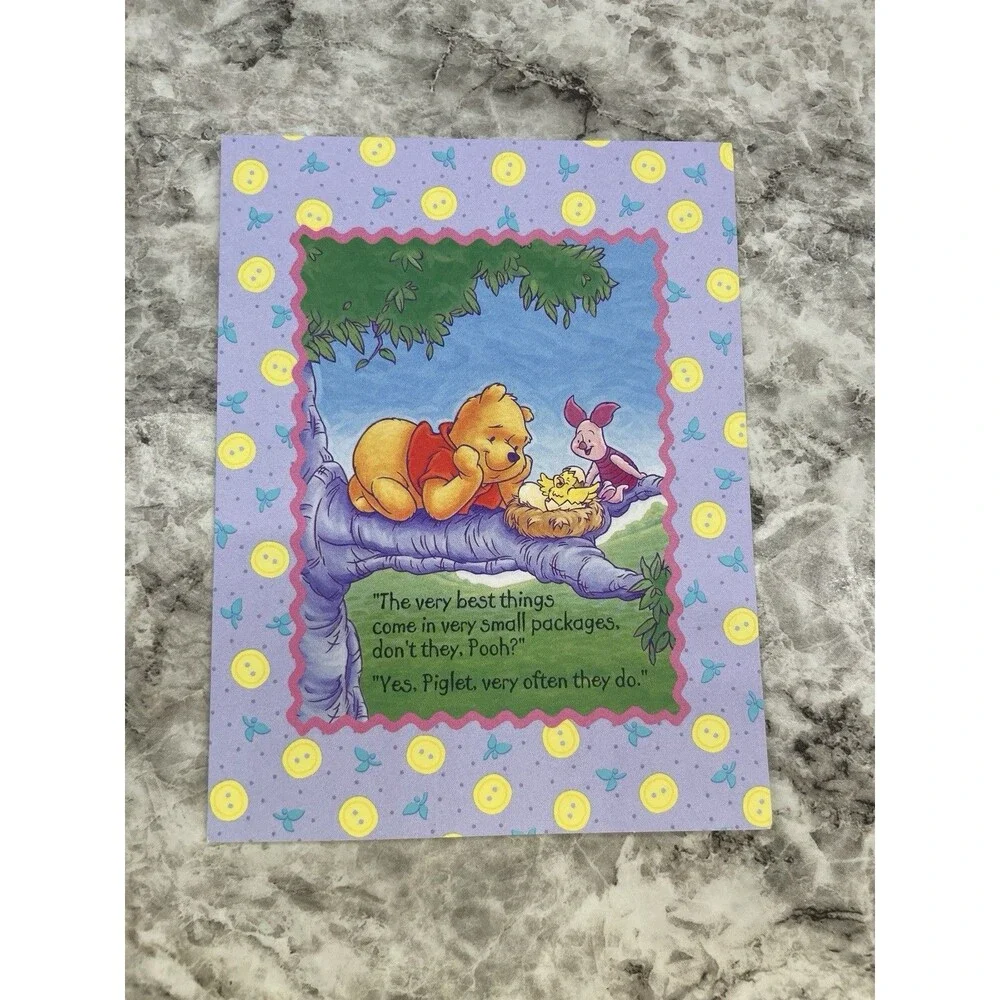 Winnie the Pooh Invitations Baby Shower NIP set of 8 & 4 loose - 12 Total